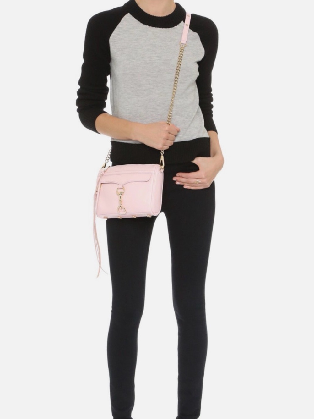 Rebecca Minkoff Mini Mac Petal Pink Crossbody Bag